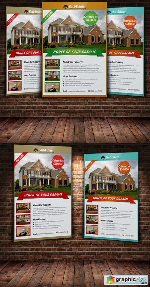 Real Estate Flyer Template 222401