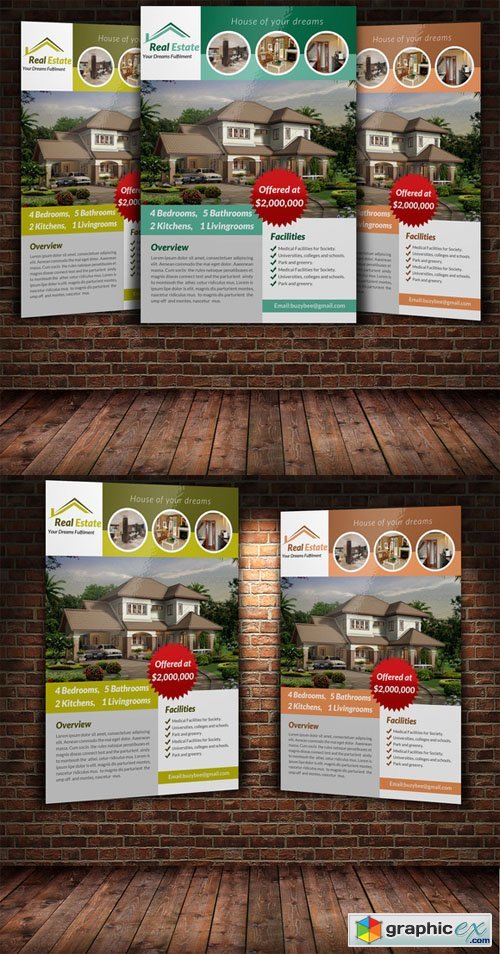 Real Estate Flyer Template 222908