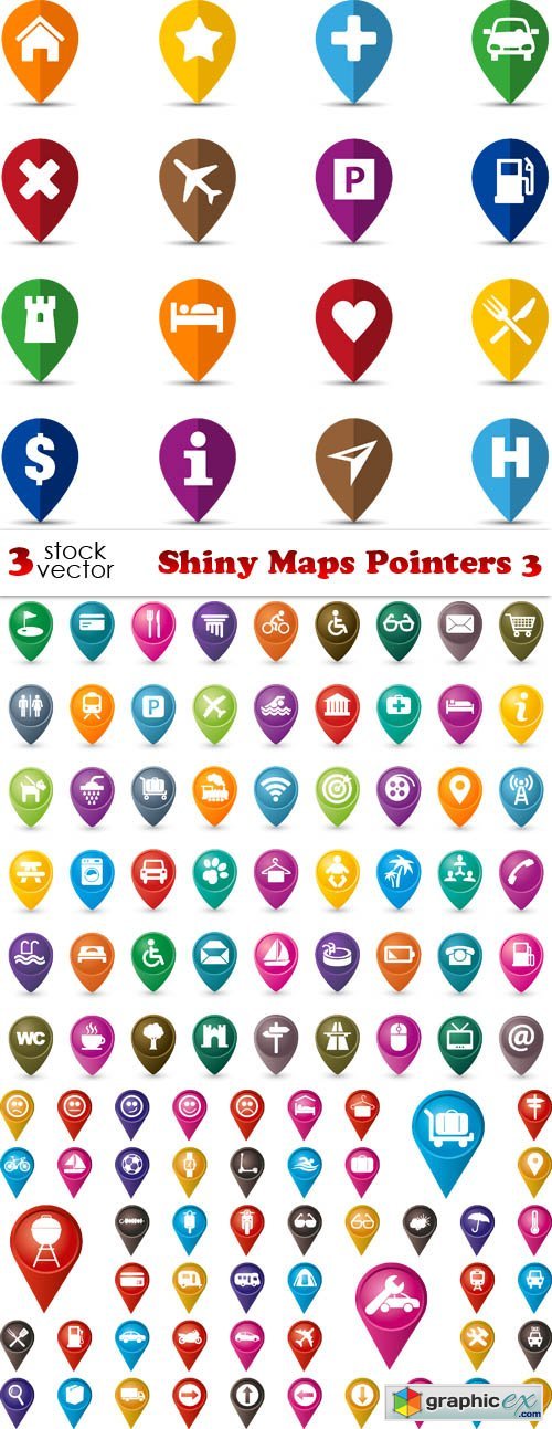 Vectors - Shiny Maps Pointers 3