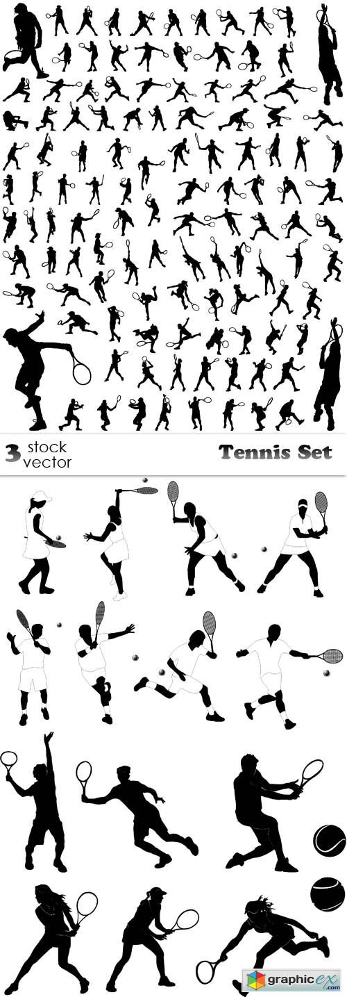 Vectors - Tennis Set