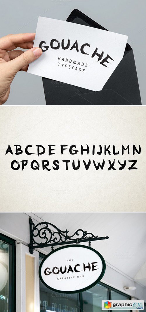 Gouache Handmade Typeface