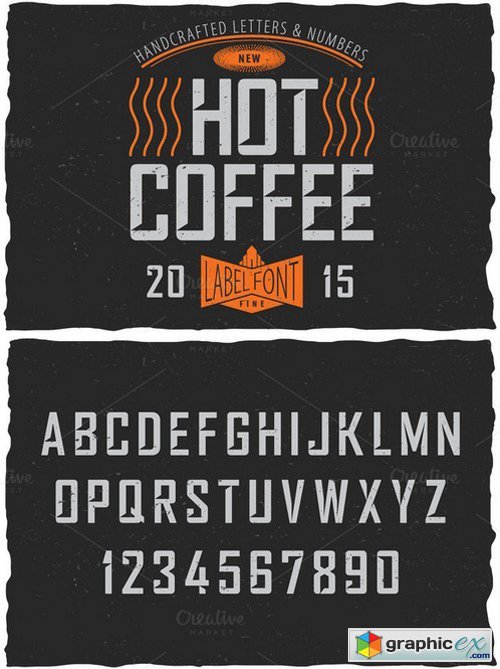Hot Coffee Label Font 423023
