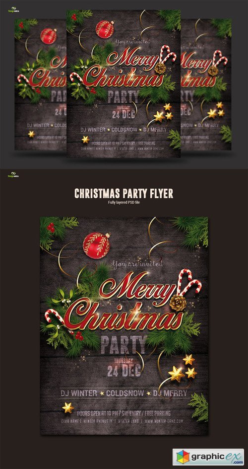 Christmas Party Flyer 419314