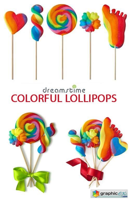Colorful Lollipops - 3xTIFF