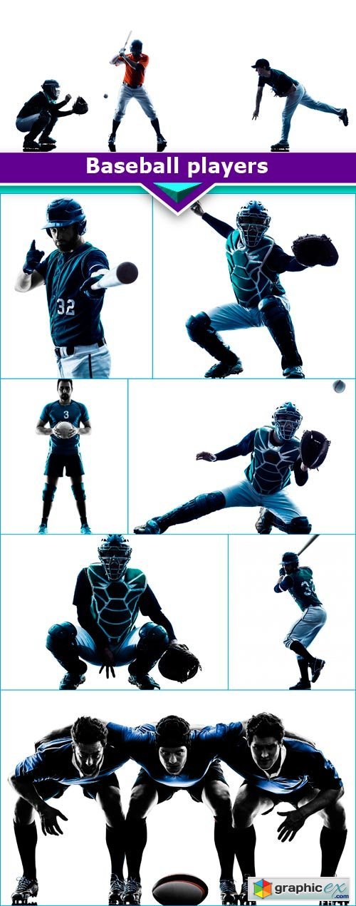 Baseball players 8x JPEG