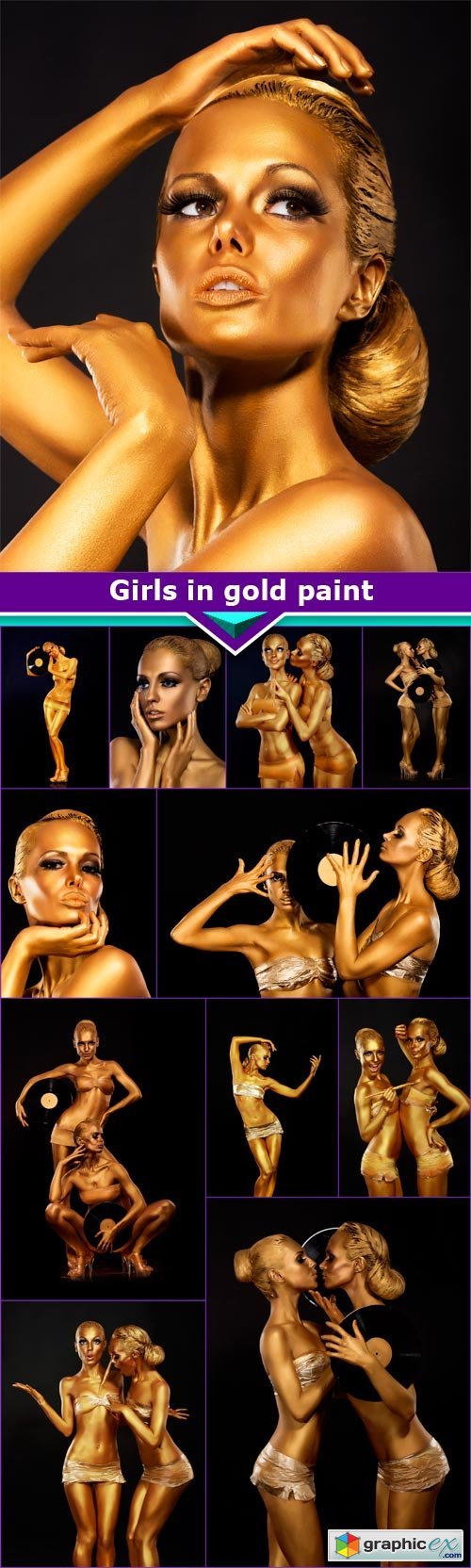 Girls in gold paint 12x JPEG