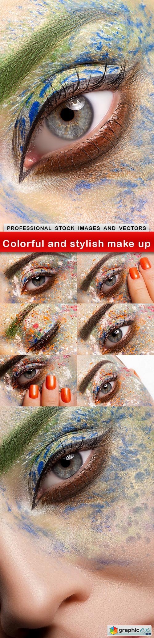 Colorful and stylish make up - 8 UHQ JPEG
