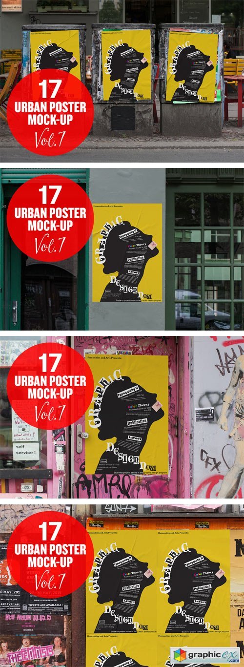 Urban Poster Mock-up VOL.7