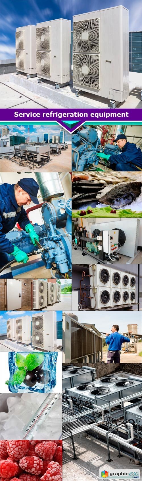 Service of industrial refrigeration equipment compressors 15x JPEG