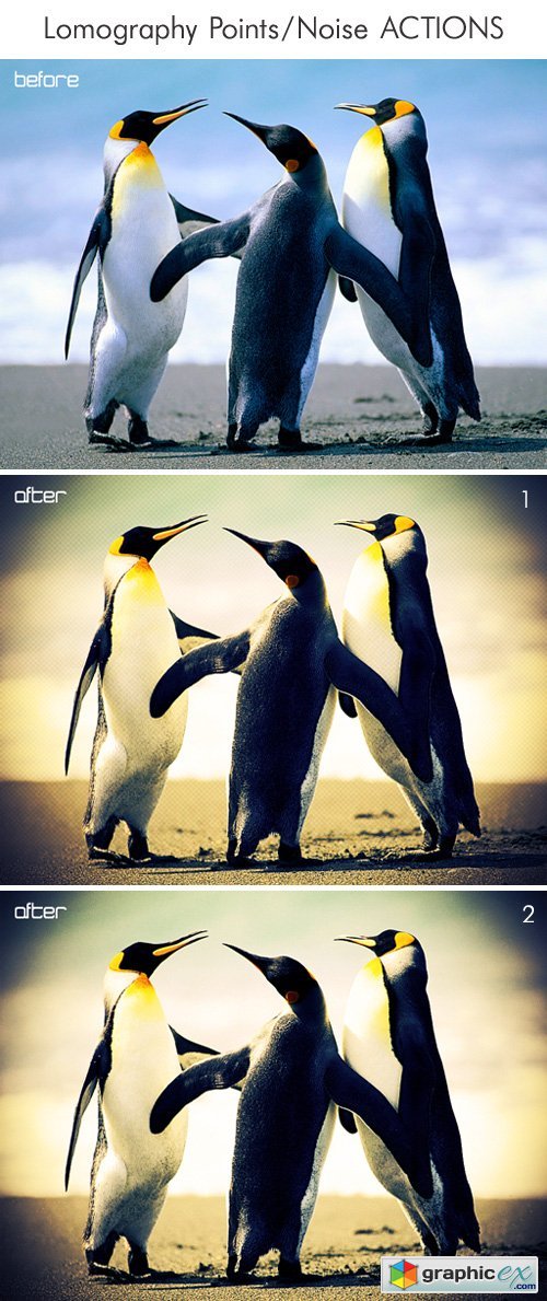 Photoshop Actions - Lomography Effect