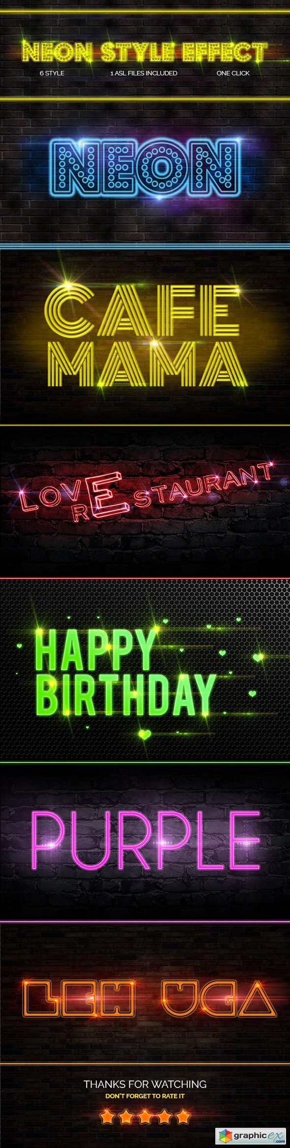 Neon Style Text Effect