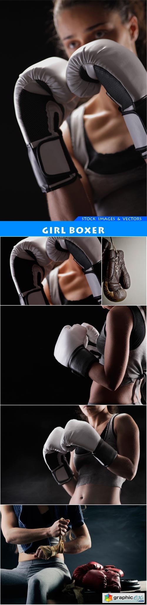 Girl boxer 5X JPEG