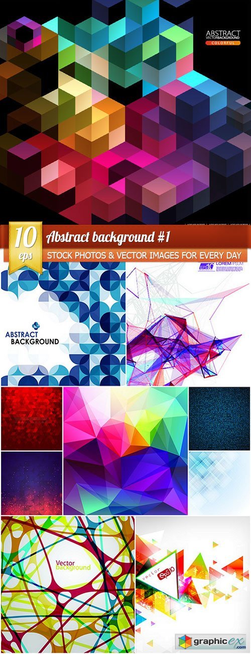Abstract background 1, 10 x EPS