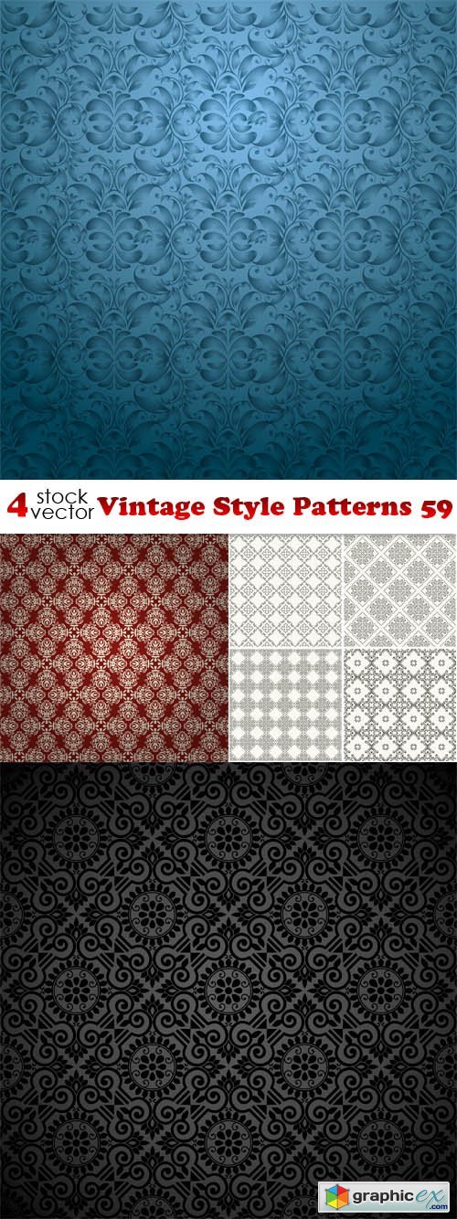 Vectors - Vintage Style Patterns 59