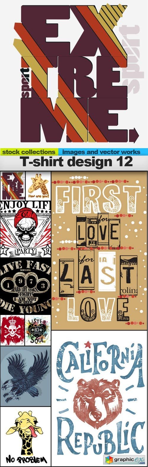 T-shirt design 12, 10 x EPS