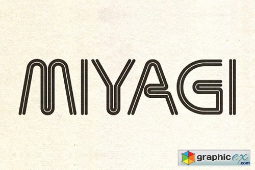 Miyagi Typeface