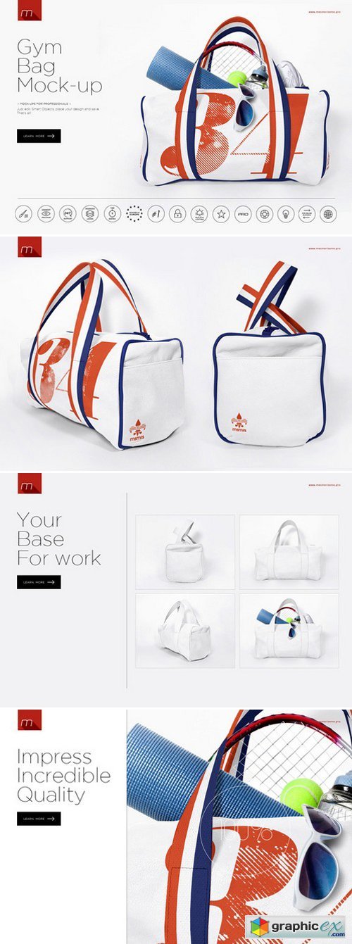 Gym Bag Mock-up