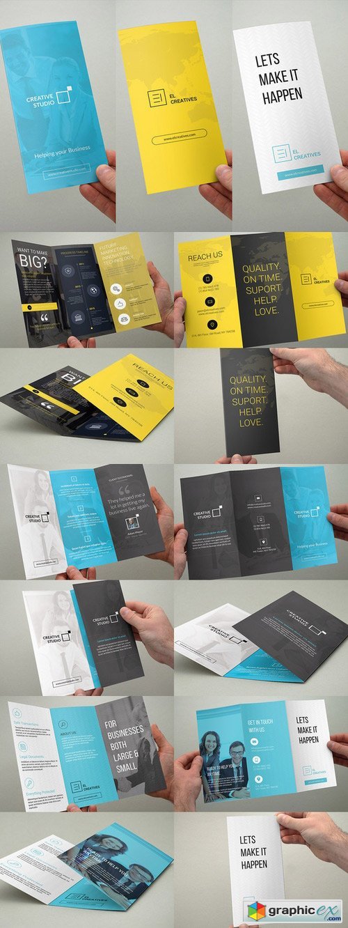 Bundle - Trifold Brochures - 3 in 1