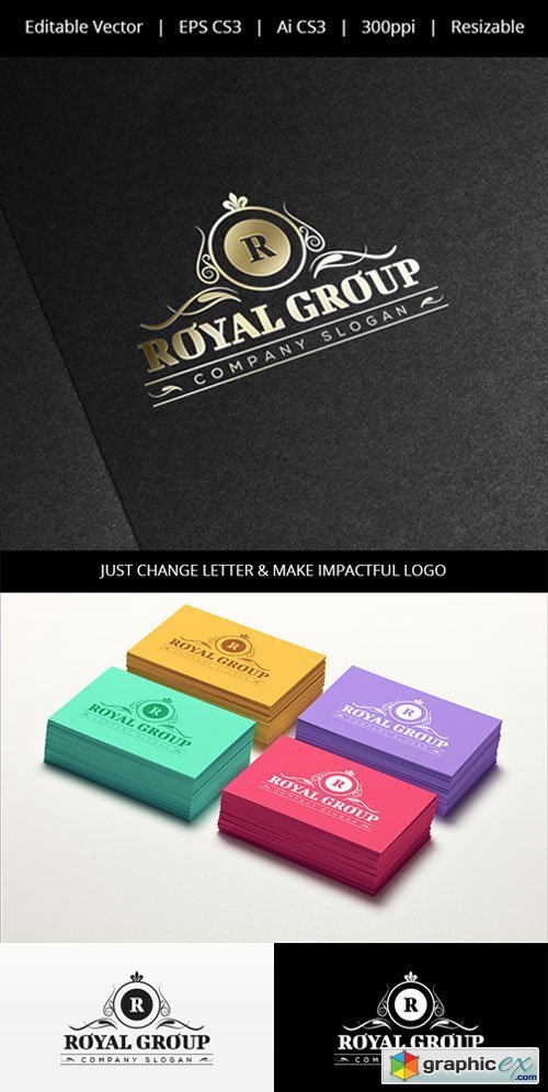 Royal Group Logo Template
