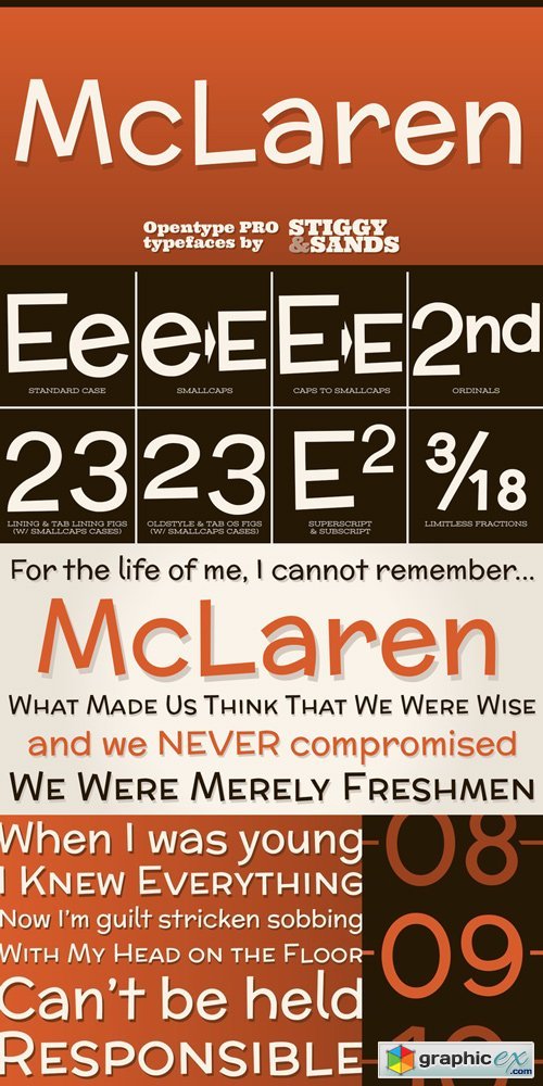 Mc Laren Pro Font Family