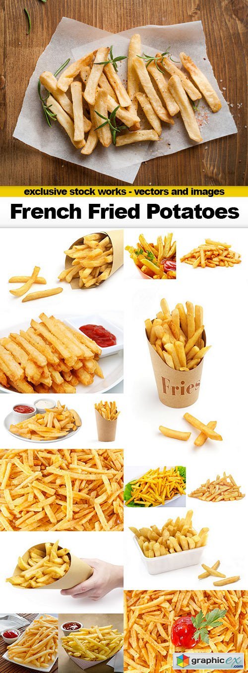 French Fried Potatoes - 16x UHQ JPEG