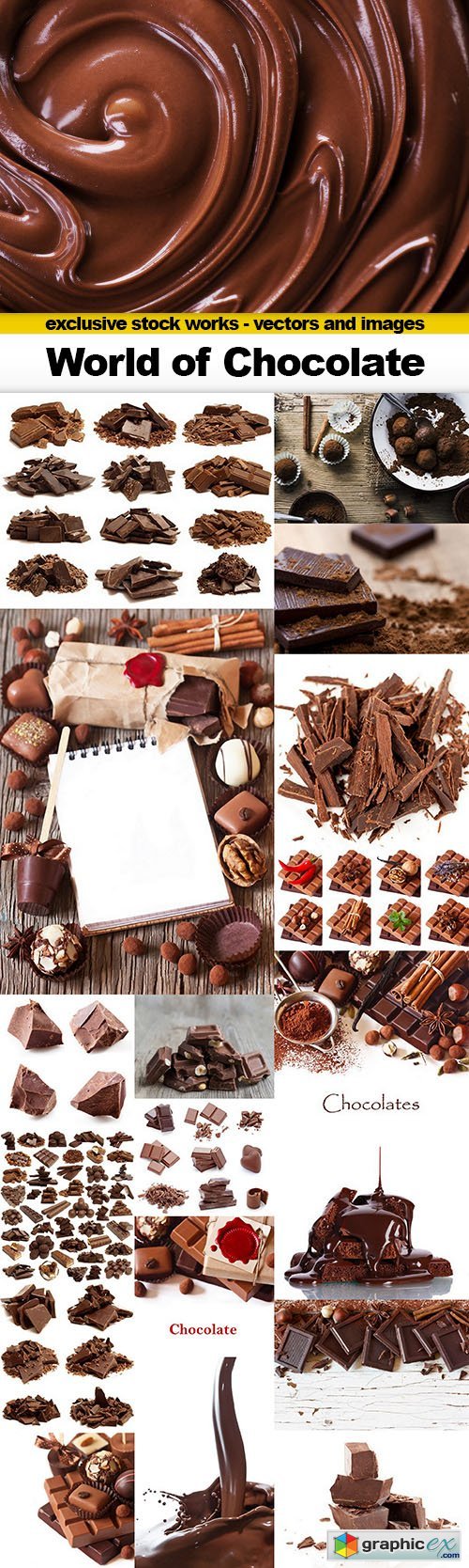 World of Chocolate - 19x UHQ JPEG