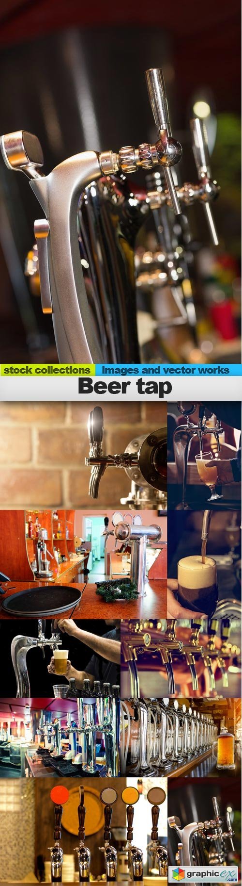 Beer tap, 10 x UHQ JPEG