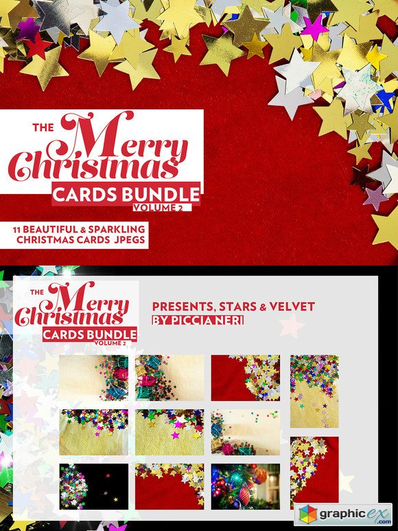 The Merry Xmas cards bundle vol 2