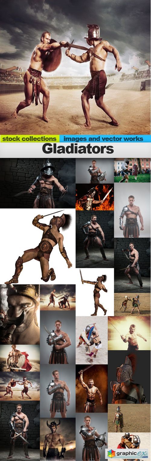 Gladiators, 25 x UHQ JPEG