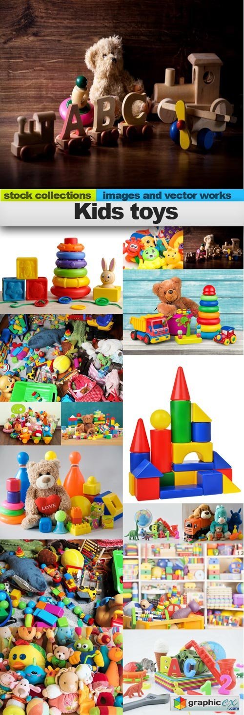 Kids toys, 15 x UHQ JPEG