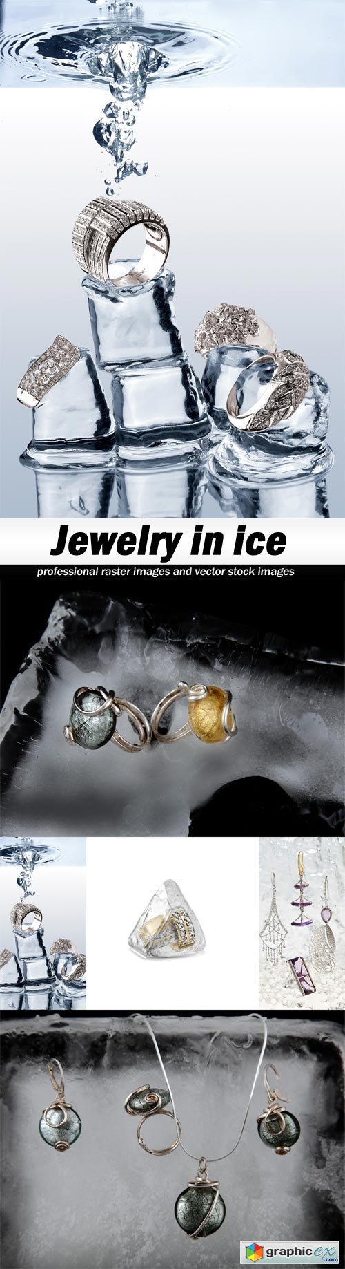 Jewelry in ice