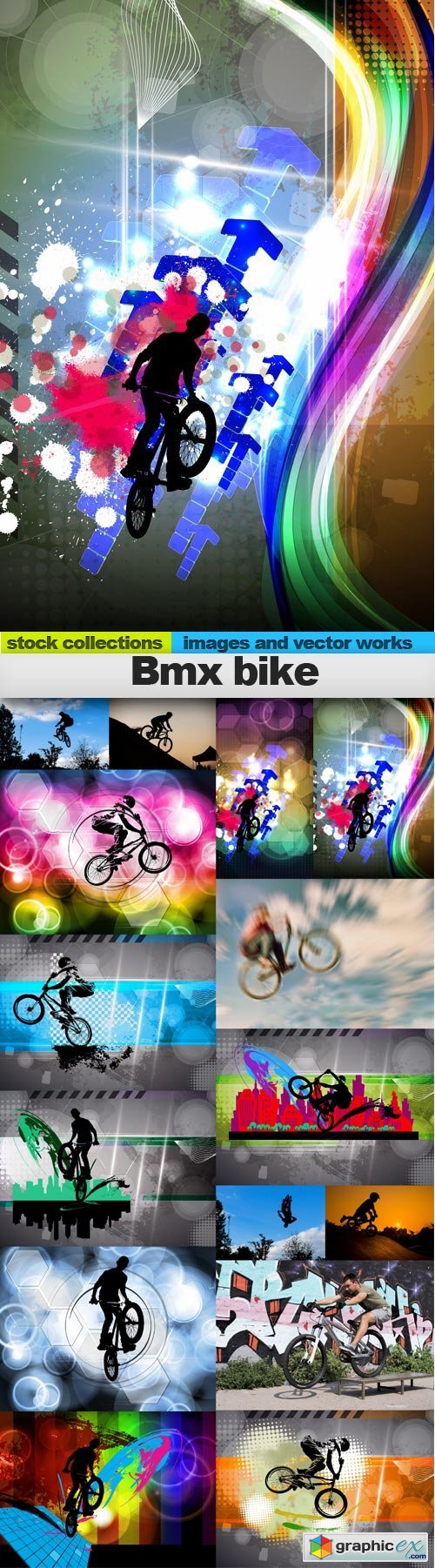 Bmx bike,15 x UHQ JPEG