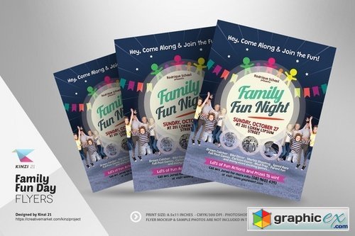 Family Fun Day Flyers