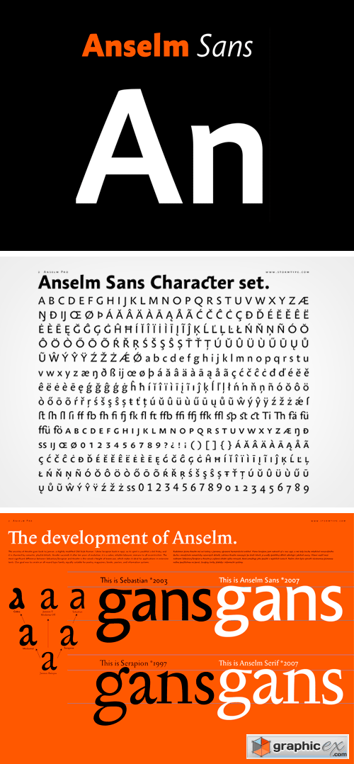 Anselm Sans Font Family