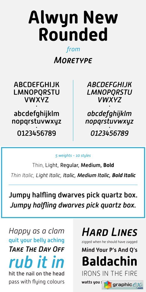 Alwyn New Rounded Font Family 