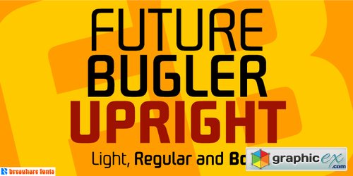 Future Bugler Upright Font Family