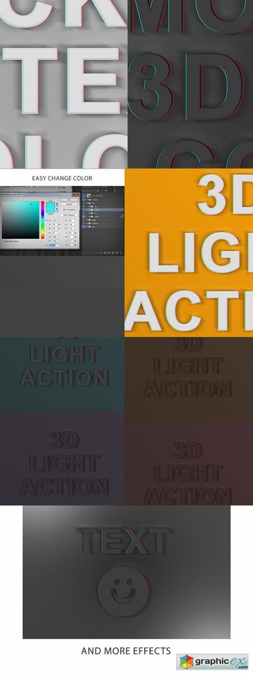 3D Light Actions