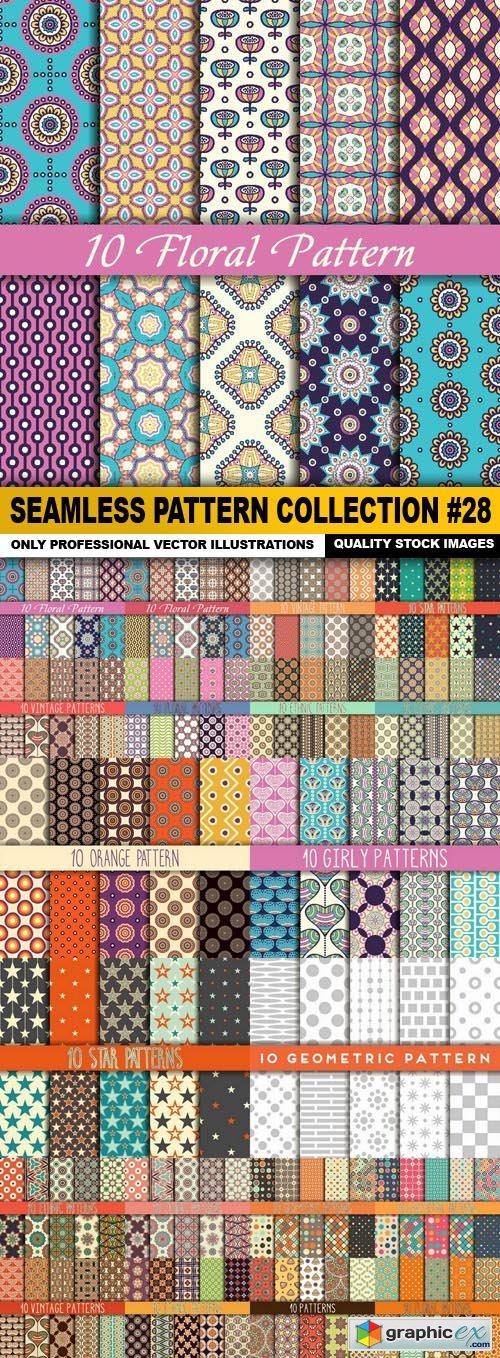 Seamless Pattern Collection #28 - 20 Vector