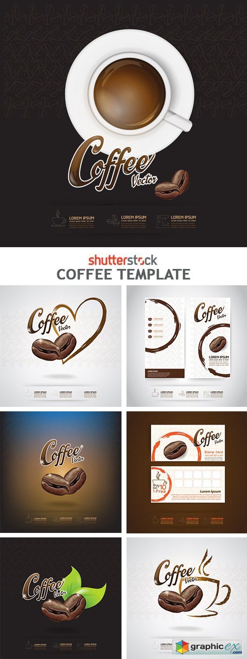 Coffee Template - 10xEPS