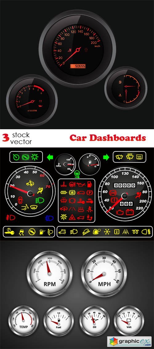 Vectors - Car Dashboards