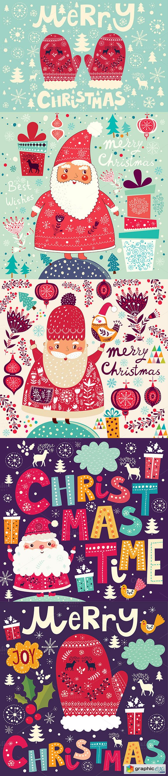 Bundle of Christmas illustrations