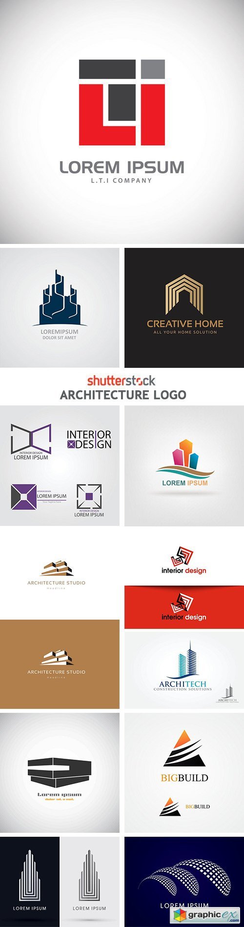 Architecture Logo - 25xEPS