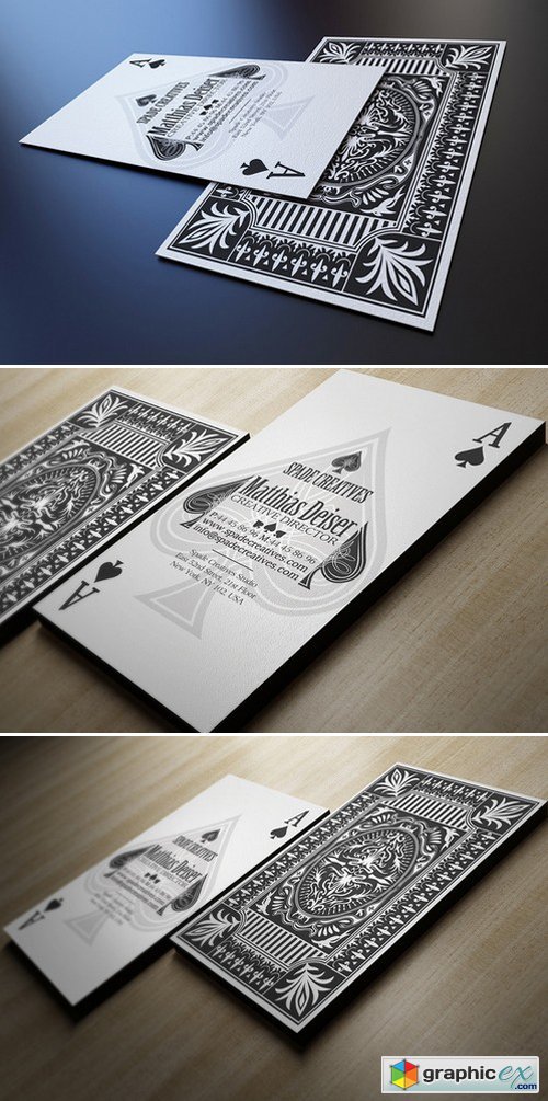 Casino Style Business Card