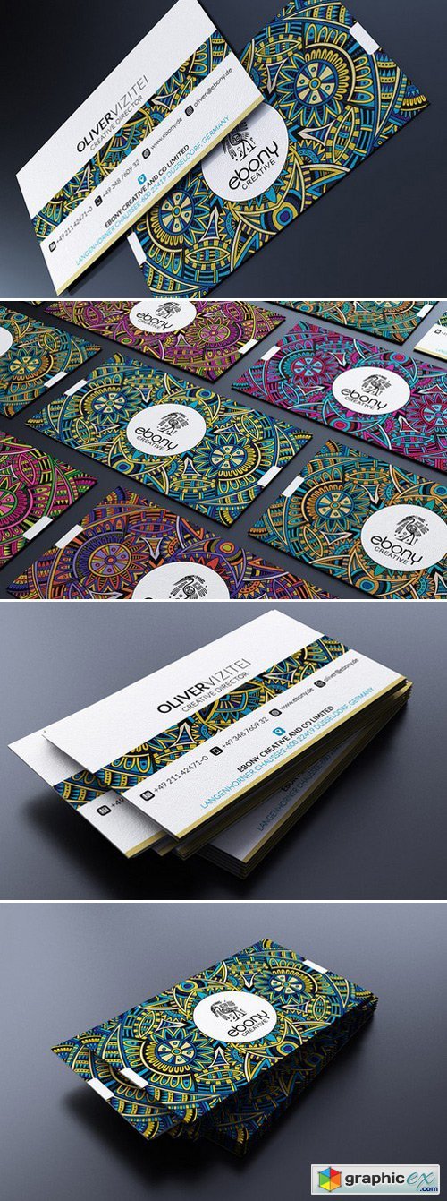 Colorful Business Card 162320