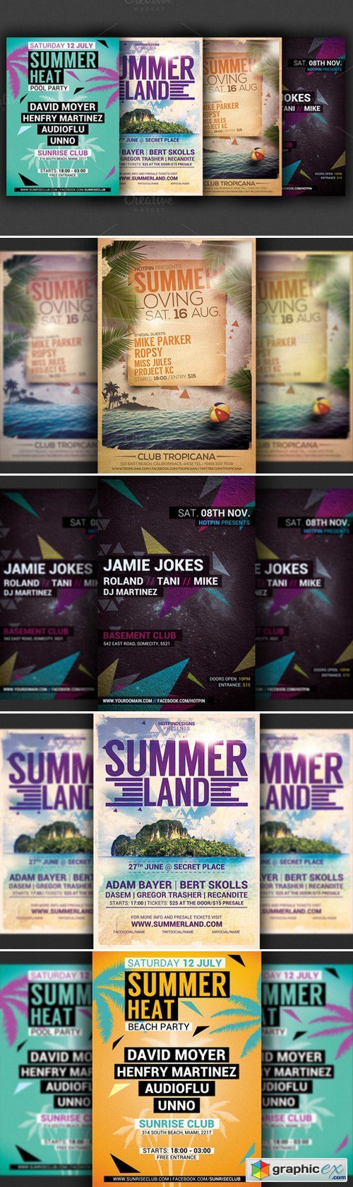 The Summer Party Flyer Bundle