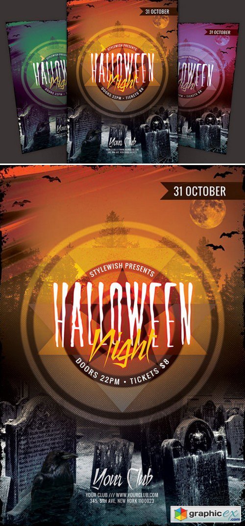 Halloween Night Flyer 399818