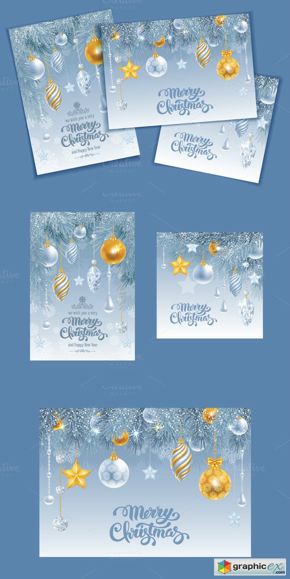 Christmas Luxury Cards Set