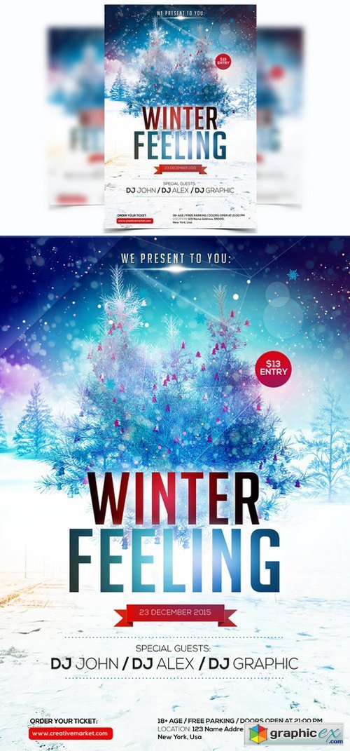 Winter Feeling - PSD Flyer
