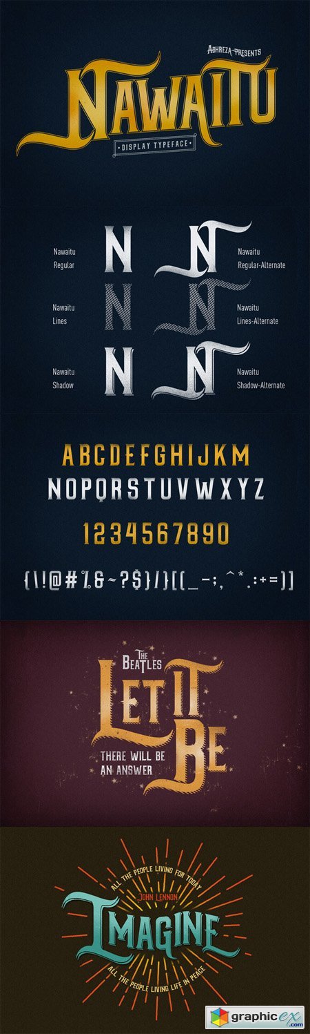Nawaitu Typeface