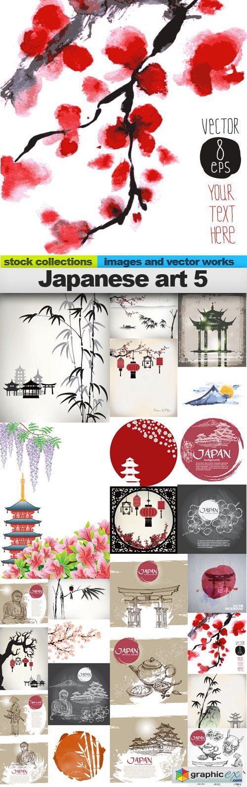 Japanese art 5,25 x EPS